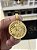Pingente medalha São  Jorge detalhado Grande .( 9g- 3,5x3,5cm) (G) - BANHO DE OURO 18k - Imagem 1