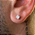 PAR DE BRINCO SOLITÁRIO ZIRCÔNIA PREMIUM - 5MM - BANHADO A OURO 18k - Imagem 4