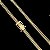 Corrente Grumet 7mm 70cm – Banhada a Ouro 18K - Imagem 4