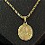 Pingente Medalha Sagrado Coração de Jesus 2g 2x3,5cm – Banhado a Ouro 18K - Imagem 1