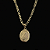 PINGENTE MEDALHA JESUS -  2g; 2x3,5cm- BANHO DE OURO 18K - Imagem 2