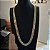 Corrente Lacraia 13mm 70cm – Banhada a Ouro 18K - Imagem 1