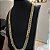 Corrente Lacraia 13mm 70cm – Banhada a Ouro 18K - Imagem 3