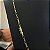 Corrente Tijolinho 3mm 70cm – Banhada a Ouro 18K - Imagem 1