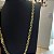 Corrente Cadeado 8mm 70cm – Banhada a Ouro 18K - Imagem 5