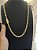 CORRENTE CADEADO (8mm -98G)-70CM -  BANHADO A OURO 18k - Imagem 3