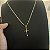 Corrente Piastrine 2mm 70cm + Pingente Cruz – Banhada a Ouro 18K - Imagem 12