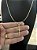 CORRENTE PIASTRINE( 2mm- 70cm) + PINGENTE CRUZ AMARRADA MANTO   P - BANHADO A  OURO 18K. - Imagem 2