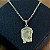 Pingente Face de Jesus – Banhado a Ouro 18K - Imagem 1