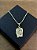 PINGENTE ROSTO DE JESUS CRISTO P  (8g- 2x2cm) - BANHO DE OURO 18k - Imagem 2