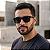 Óculos de Sol Wayfarer Preto Fosco com Lente Marrom e Proteção UV400 (Ref. AYXCSS9UQ) - Imagem 2