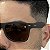 Óculos de Sol Wayfarer Preto Fosco com Lente Marrom e Proteção UV400 - Imagem 7
