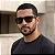 Óculos de Sol Wayfarer Preto Fosco com Lente Marrom e Proteção UV400 - Imagem 2