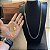 Corrente 6mm 70cm + Pulseira 21cm – Banhada a Ouro 18K - Imagem 1