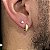 Kit 2 Pares de Brincos Ponto de Luz e Argola Ney Cravejada – Banhado a Ouro 18K - Imagem 1
