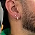 Kit 2 Pares de Brincos Ponto de Luz e Argola Ney Cravejada – Banhado a Ouro 18K - Imagem 2