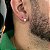 Brinco Quadrado Cravejado com Zircônias – Banhado a Ouro 18K - Imagem 1