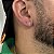 Brinco Cruz Mini Cravejada com Zircônias – Banhado a Ouro 18K - Imagem 1