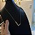 Corrente Veneziana 2mm 50cm + Pingente Letra – Banhada a Ouro 18K - Imagem 2