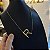 Corrente Veneziana 2mm 50cm + Pingente Letra – Banhada a Ouro 18K - Imagem 4