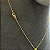 Corrente Tijolinho 2mm 50cm + Pingente Medalha – Banhada a Ouro 18K - Imagem 3