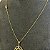 Corrente Tijolinho 2mm 50cm + Pingente Estrela – Banhada a Ouro 18K - Imagem 2
