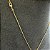 Corrente Tijolinho 2mm 50cm + Pingente Medalha – Banhada a Ouro 18K - Imagem 3