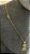 CORRENTE TIJOLINHO  2mm + PINGENTE PLAQUINHA ( 2mm 50cm FEM ) - BANHO DE OURO 18k - Imagem 3
