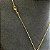 Corrente Tijolinho 2mm 50cm + Pingente Ferradura – Banhada a Ouro 18K - Imagem 3
