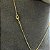 Corrente Tijolinho 2mm 50cm + Pingente Cruz – Banhada a Ouro 18K - Imagem 2