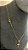CORRENTE TIJOLINHO  2mm + PINGENTE CRUZ PP ( 2mm 50cm FEM ) - BANHO DE OURO 18k - Imagem 3