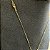 Corrente Tijolinho 2mm 50cm + Pingente Cruz – Banhada a Ouro 18K - Imagem 3