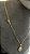 CORRENTE TIJOLINHO  2mm + PINGENTE MEDALHA DE SÃO BENTO ( 2mm 50cm FEM ) - BANHO DE OURO 18k - Imagem 3