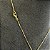 Corrente Tijolinho 2mm 50cm + Pingente Medalha – Banhada a Ouro 18K - Imagem 3