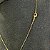 Corrente Tijolinho 2mm 50cm + Pingente Medalha – Banhada a Ouro 18K - Imagem 3