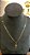 CORRENTE PIASTRINE ( 2mm 50cm FEM ) + PINGENTE  CRUZ PP - BANHO DE OURO 18k - Imagem 1