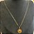 Corrente Piastrine 2mm 50cm + Pingente Medalha – Banhada a Ouro 18K - Imagem 1
