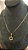 CORRENTE PIASTRINE ( 2mm 50cm FEM ) + PINGENTE  ESTRELA DE DAVI - BANHO DE OURO 18k - Imagem 2
