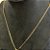 Corrente Piastrine 2mm 50cm + Pingente Cruz – Banhada a Ouro 18K - Imagem 2