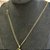 Corrente Piastrine 2mm 50cm + Pingente São Jorge na Roda Vazado – Banhada a Ouro 18K - Imagem 1