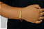 PULSEIRA PLAQUINHA INFANTIL (1mm 15Cm)  -  BANHADO A OURO 18K - Imagem 2