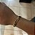 Bracelete vazado Cruz – Banhado a Ouro 18K - Imagem 4