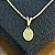 Pingente Halter Academia 1,5g 3x3cm – Banhado a Ouro 18K - Imagem 2