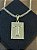 PINGENTE PLACA LETRA T Tamanho (M)( 2g- 3x4cm)  BANHO DE OURO 18K - Imagem 1