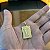 Pingente Placa Letra V – Banhado a Ouro 18K - Imagem 2