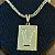 Pingente Placa Letra V – Banhado a Ouro 18K - Imagem 1