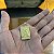 Pingente Placa Letra A M 2g 3x4cm – Banhado a Ouro 18K - Imagem 2
