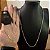 Corrente Grumet 3mm 60cm + Pulseira 21cm – Banhada a Ouro 18K - Imagem 2