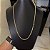 Corrente Grumet 3mm 60cm – Banhada a Ouro 18K - Imagem 1