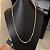 Corrente Grumet 3mm 60cm – Banhada a Ouro 18K - Imagem 3